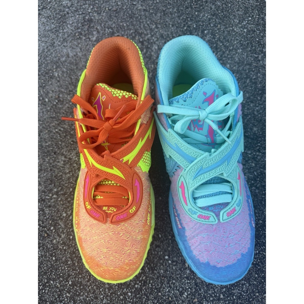 PUMA MB05 Rick & Morty Blue Orange Men Size 10.5 Basketball LaMelo Ball